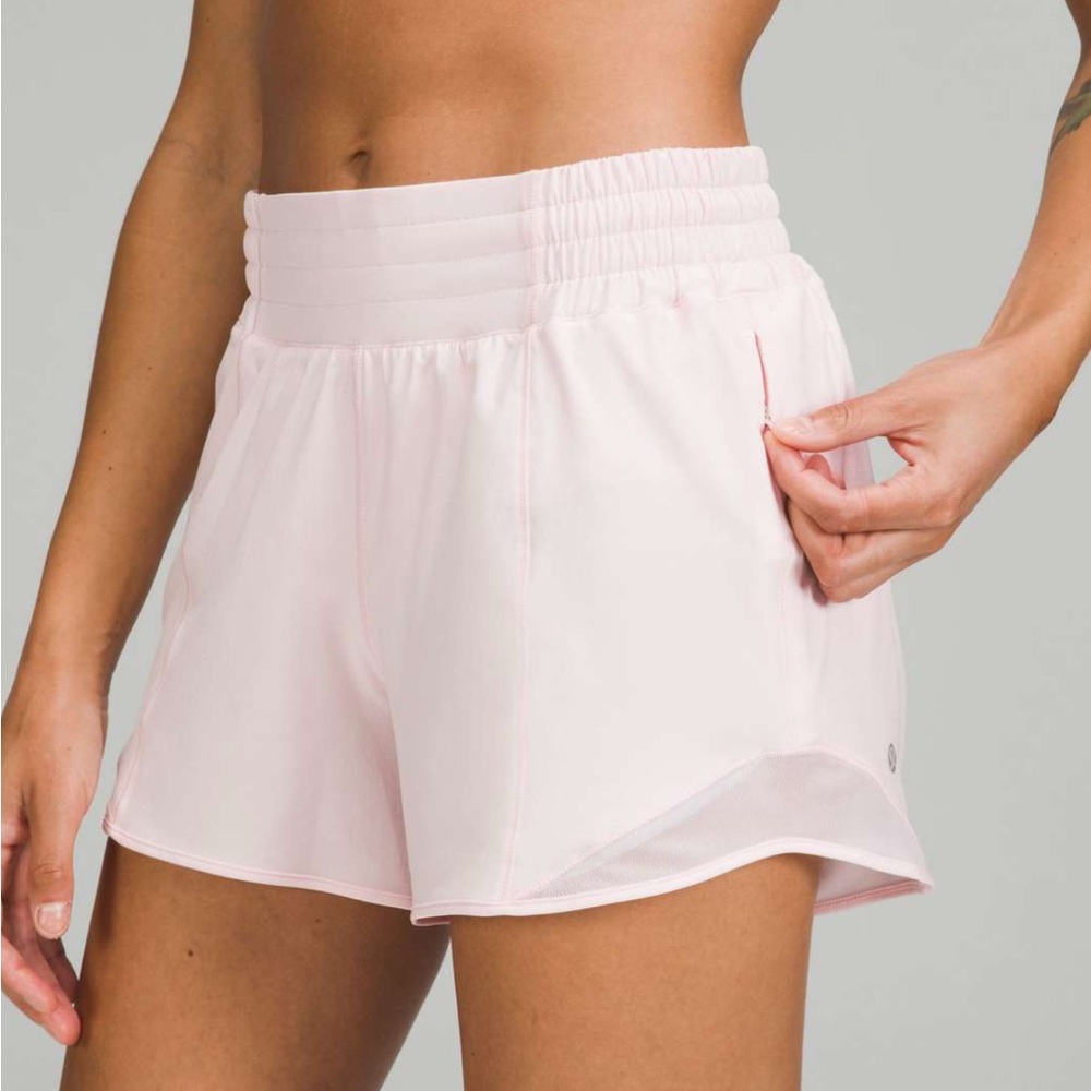 Strawberry Milkshake Lululemon Athletica high-rise 4” hotty hot shorts